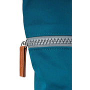 Roka Blue Finchley A Large Recycled Canvas Backpack