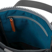 Roka Blue Finchley A Small Recycled Canvas Backpack