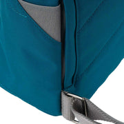 Roka Blue Finchley A Small Recycled Canvas Backpack
