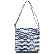Roka Blue Kennington B Medium Denim Rain Recycled Canvas Crossbody Bag