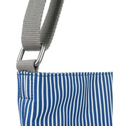 Roka Blue Kennington B Medium Hickory with Red Recycled Canvas Crossbody Bag