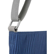 Roka Blue Kennington B Medium Recycled Canvas Crossbody Bag