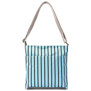 Roka Blue Kennington B Medium Recycled Canvas Crossbody Bag