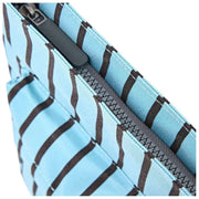 Roka Blue Kennington B Medium Recycled Canvas Crossbody Bag