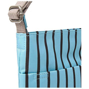 Roka Blue Kennington B Medium Recycled Canvas Crossbody Bag
