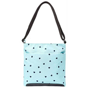 Roka Blue Kennington B Medium Recycled Canvas Crossbody Bag