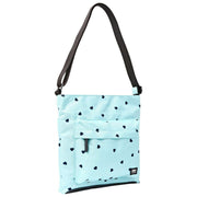 Roka Blue Kennington B Medium Recycled Canvas Crossbody Bag