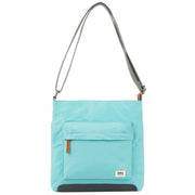 Roka Blue Kennington B Medium Recycled Nylon Crossbody Bag