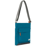 Roka Blue Kennington B Medium Recycled Nylon Crossbody Bag