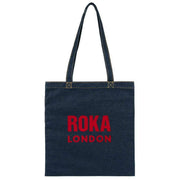 Roka Blue Notting Hill Small Tote Bag