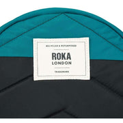 Roka Blue Paddington B Creative Waste Two Tone Recycled Nylon Crossbody Bag