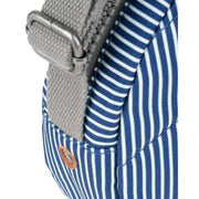 Roka Blue Paddington B Small Hickory with Red Recycled Canvas Crossbody Bag