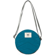 Roka Blue Paddington B Small Recycled Nylon Crossbody Bag