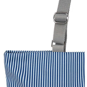Roka Blue Trafalgar B Medium Hickory with Red Recycled Canvas Tote Bag