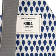 Roka Blue Willesden B Large Denim Rain Recycled Canvas Scooter Bag