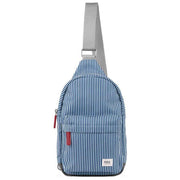 Roka Blue Willesden B Large Hickory with Red Recycled Canvas Scooter Bag