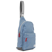 Roka Blue Willesden B Large Hickory with Red Recycled Canvas Scooter Bag