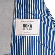 Roka Blue Willesden B Large Hickory with Red Recycled Canvas Scooter Bag