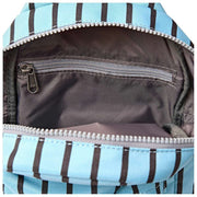 Roka Blue Willesden B Large Recycled Canvas Crossbody Bag