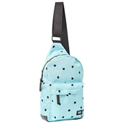 Roka Blue Willesden B Large Recycled Canvas Crossbody Bag