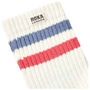 Roka Blue Windsor Stripe Crew Socks