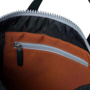 Roka Brown Canfield B Medium Black Label Recycled Canvas Backpack
