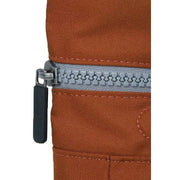 Roka Brown Canfield B Medium Black Label Recycled Canvas Backpack