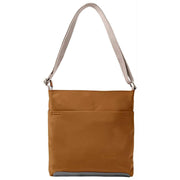Roka Brown Kennington B Medium Recycled Nylon Crossbody Bag