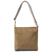Roka Brown Kennington B Medium Recycled Nylon Crossbody Bag
