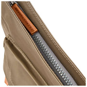 Roka Brown Kennington B Medium Recycled Nylon Crossbody Bag