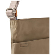 Roka Brown Kennington B Medium Recycled Nylon Crossbody Bag