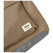 Roka Brown Kennington B Medium Recycled Nylon Crossbody Bag