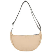 Roka Cream Farringdon Taslon Slouchy Bag