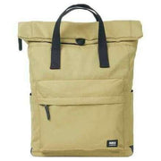 Roka Green Canfield B Medium Black Label Recycled Canvas Backpack