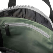 Roka Green Canfield B Medium Black Label Recycled Nylon Backpack
