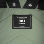 Roka Green Canfield B Medium Black Label Recycled Nylon Backpack