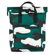 Roka Green Canfield B Medium Urban Rose Camo Recycled Canvas Backpack
