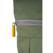 Roka Green Canfield B Medium Yellow Label Recycled Canvas Backpack