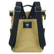 Roka Green Canfield B Small Black Label Recycled Canvas Backpack