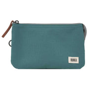 Roka Green Carnaby Medium Sustainable Canvas Wallet