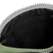 Roka Green Carnaby Small Black Label Recycled Canvas Wallet