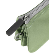 Roka Green Carnaby Small Black Label Recycled Canvas Wallet