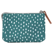 Roka Green Carnaby Small Drizzle Sustainable Canvas Wallet
