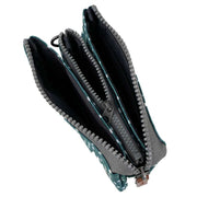 Roka Green Carnaby Small Drizzle Sustainable Canvas Wallet