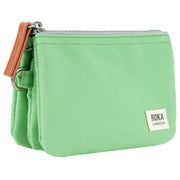 Roka Green Carnaby Small Recycled Canvas Wallet