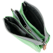 Roka Green Carnaby Small Recycled Canvas Wallet