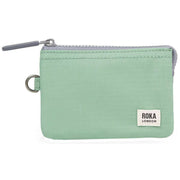 Roka Green Carnaby Small Recycled Nylon Ripstop Wallet
