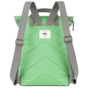 Roka Green Finchley A Medium Recycled Canvas Backpack