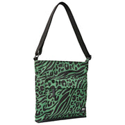 Roka Green Kennington B Medium Recycled Canvas Crossbody Bag