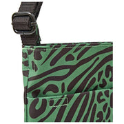 Roka Green Kennington B Medium Recycled Canvas Crossbody Bag